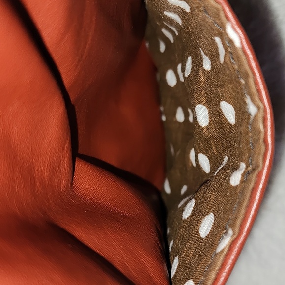 Melody Elizabeth Womens Floral Needlepoint Crossbody Preowned - Picture 11 of 13